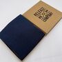 Irish Linen Pocket Square In Dark Navy, thumbnail 2 of 2