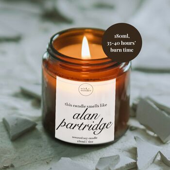 Alan Partridge Candle With Matches, Steve Coogan Gifts, 3 of 12