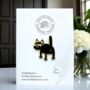 Cat Butt Black Cat Hard Enamel Pin Badge, thumbnail 1 of 8