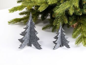 Eco Christmas Tree Cutlery Holder Set Of Four, 6 of 6