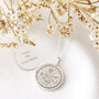 Sixpence 70th 1955 Birthday Coin Necklace, thumbnail 1 of 12