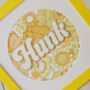 'Hunk' Glitter Screen Print On Vintage Wallpaper, thumbnail 2 of 3