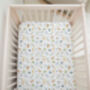 Safari Baby Animals Cot Bed Sheet, thumbnail 1 of 3