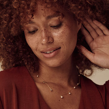 Pearl Polka Dot Necklace, 4 of 6