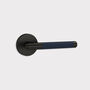 Solid Brass Lever Door Handles With Leather, thumbnail 9 of 12