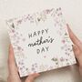 Floral Border Mother's Day Card For Mum, thumbnail 1 of 7