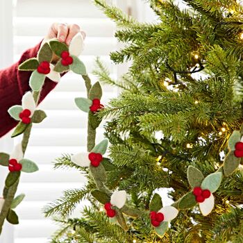 Felt Berry Christmas Garland, 2 of 4