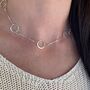 Infinity Link Choker Necklace, thumbnail 1 of 2