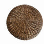 Wood Bar Stool With Wicker Seat, thumbnail 8 of 9