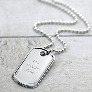 Sterling Silver Dog Tag, 5 of 8