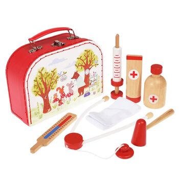 Woodland Friends Wooden Doctor's Play Set, 4 of 5