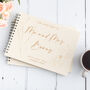 Personalised Delicate Floral Wedding Guest Book, thumbnail 2 of 5