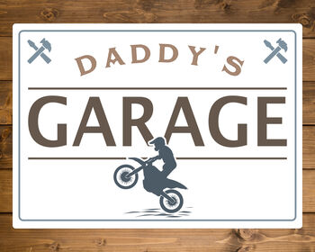 Personalised Metal Garage Sign, 2 of 3
