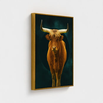 Majestic Highland Cow Canvas Art, 8 of 8
