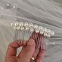 Pearl Bridal Hair Comb For Weddings, thumbnail 6 of 13