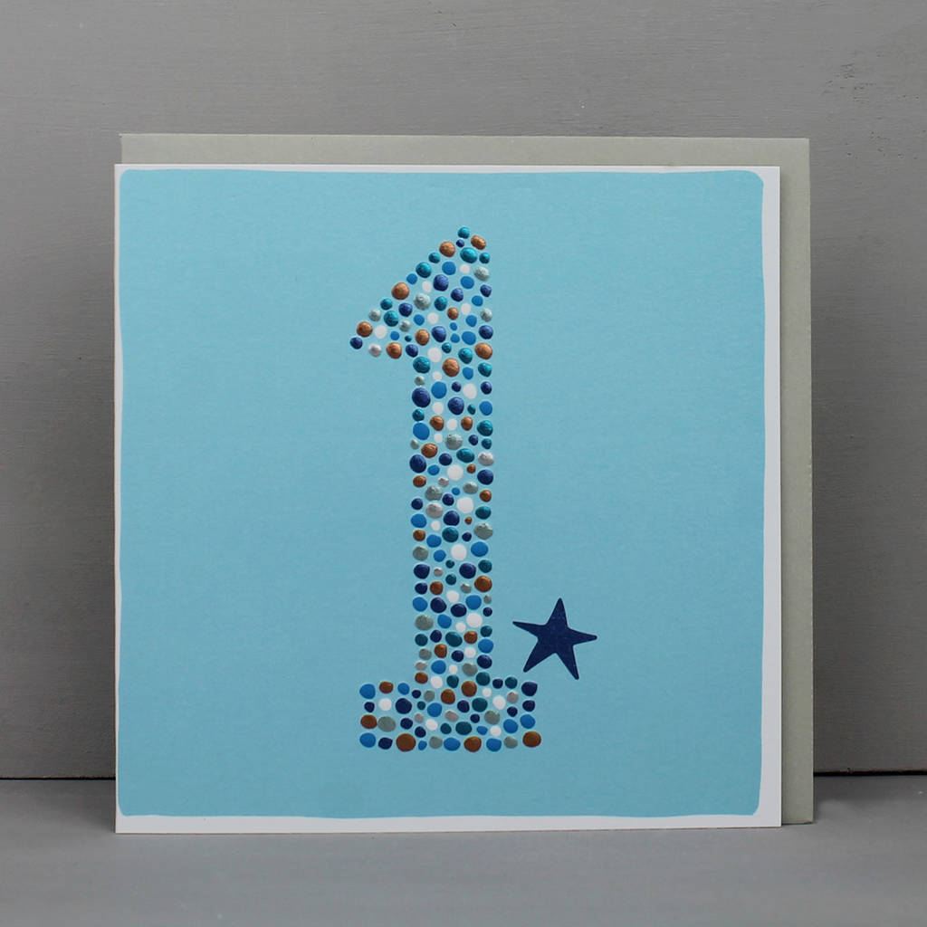 1st Birthday Card For A Boy Or Girl, 1 of 2