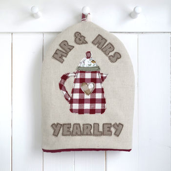 Personalised Mr And Mrs Cafetiere Cosy Gift, 3 of 12