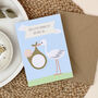 Baby Gender Announcement Reveal Stork Scratch Card, thumbnail 2 of 6