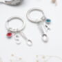 Big Spoon Little Spoon Matching Keyrings Couple Gift, thumbnail 6 of 10