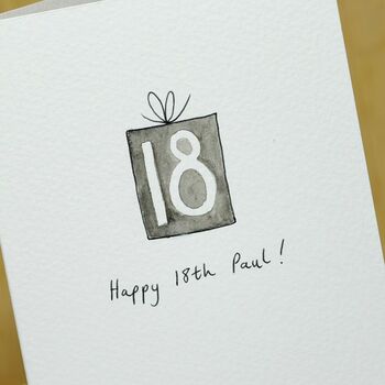 Personalised ‘Birthday Present’ Handmade Card, 5 of 12
