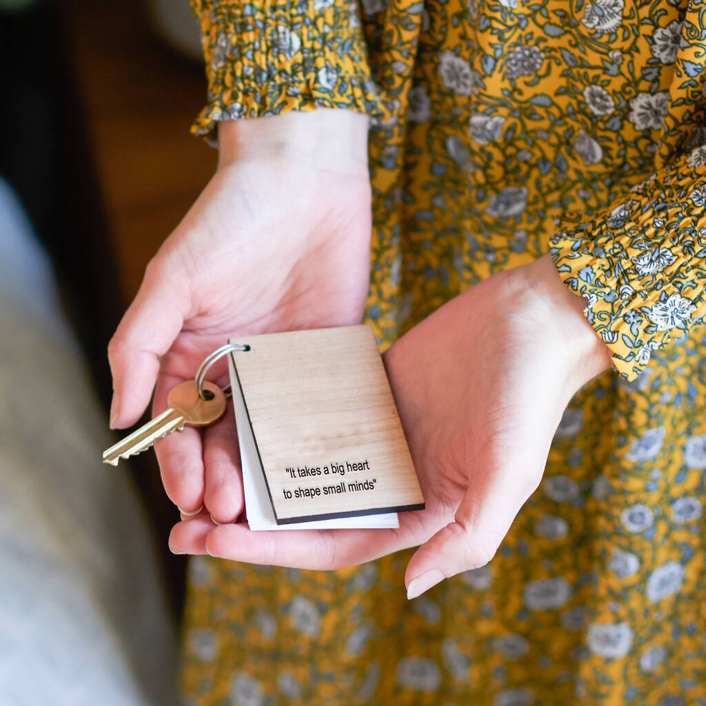Image of Thankyou Teacher Book Keyring