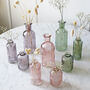 Coloured Glass Bottle Vase Collection, thumbnail 2 of 2