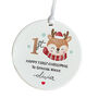 Personalised Baby’s First Christmas Gift Ornament For Niece, thumbnail 4 of 7