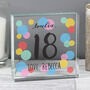 Personalised Birthday Colourful Crystal Token, thumbnail 1 of 8