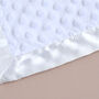 Personalised White Bubble Blanket For Christening, thumbnail 4 of 6