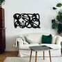 Contemporary Wooden Loop Design Wall Art Decor Handmade In The UK, thumbnail 1 of 9