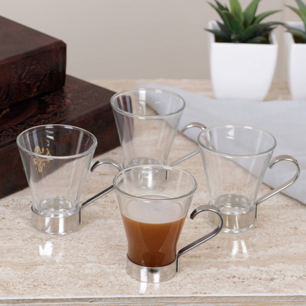 Contemporary Thermo Glass And Steel Mug By Dibor