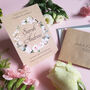 Kraft Blush Save The Date Cards, thumbnail 1 of 2