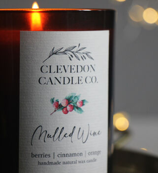 Mulled Wine Christmas Candle, 2 of 3