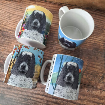Personalised Dog Mugs Set Of Four, 5 of 12