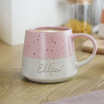 Personalised Speckled Ceramic Mug, 3 of 6