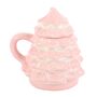 Pink Christmas Tree Mug, thumbnail 2 of 3