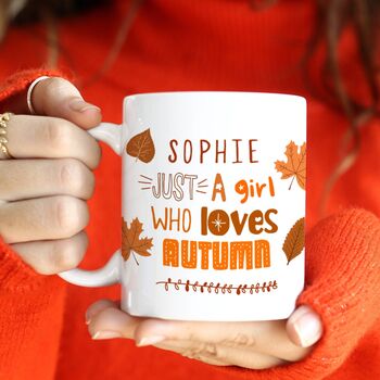 Pumpkin Autumn Mug Personalised Gift, 5 of 5