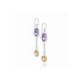 Desert Moonlight Chandelier Earrings In Sterling Silver, thumbnail 2 of 5