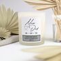 Personalised Happy Anniversary Soy Wax Scented Candle, thumbnail 3 of 6