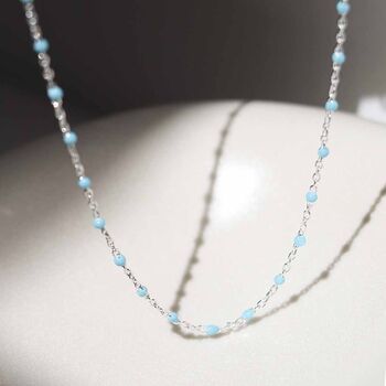 Sterling Silver Turquoise Necklace, 2 of 7