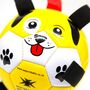 Personalised Dog Football Ball With Dog Tug Straps, thumbnail 10 of 11