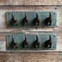 Pair Of Happy Tails Dog Tail Wall Hooks, thumbnail 1 of 9