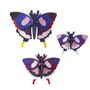 Set Of Three Swallowtail Butterflies Slot Together Wall Decorations, thumbnail 3 of 5