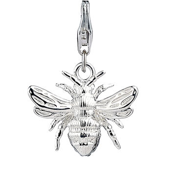 Sterling Silver Garden Bee Charm, 4 of 12