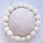 Textured Round Pompom Cushion, thumbnail 8 of 8