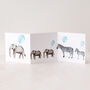 Elephant Family Concertina Keepsake Card, thumbnail 2 of 4