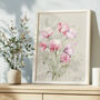 30th Birthday Birth Flower Print, thumbnail 1 of 2