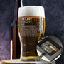 Cyclist Dictionary Definition Pint Glass And Gift Set, thumbnail 1 of 4