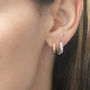 Gold Or Silver Sleeper Hoop Earrings, thumbnail 1 of 7