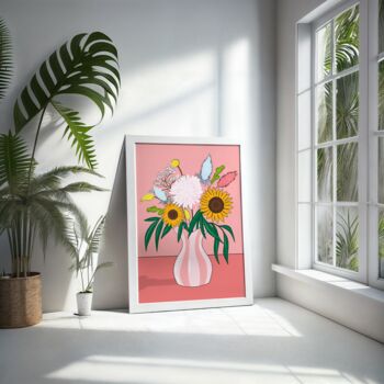 Market Bouquet Illustrated Art | Wall Print, 2 of 4